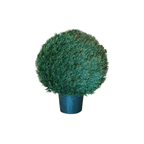 Arbuste artificiel｜BOULE DE CÈDRE ARTIFICIEL EN POT - Créations Festives