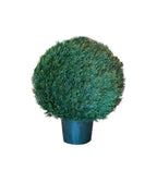 BOULE DE CÈDRE ARTIFICIEL EN POT DISPONIBLE EN 3 FORMATS (20,24 ET 30 POUCES - Créations Festives