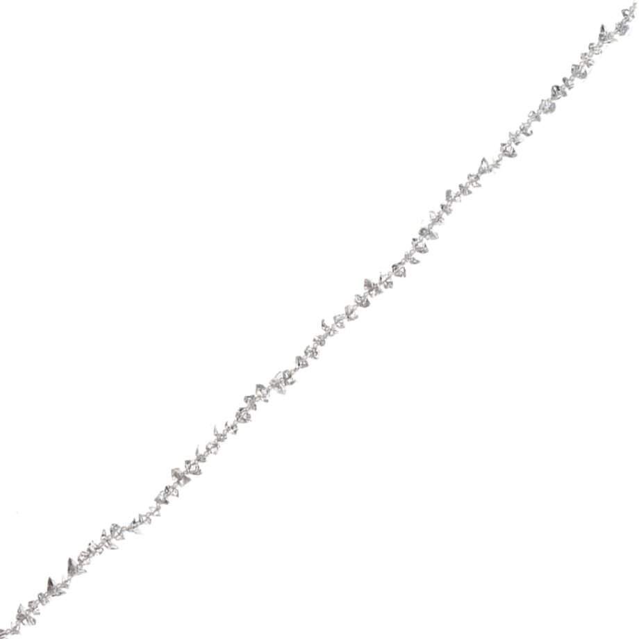 GUIRLANDE DE PERLES DE ROCHES GLAC/ES TRANSPARENTES 182 CM (72 PO) - Créations Festives