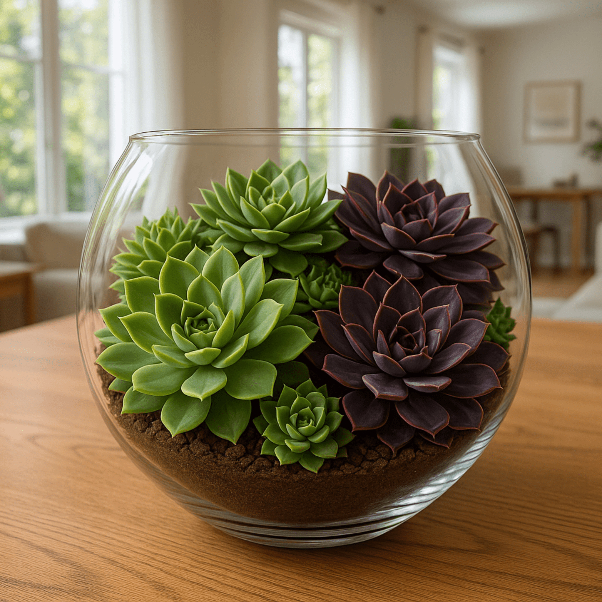 Plante grasse artificielle ｜ECHEVARIA - Créations Festives